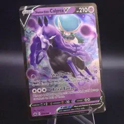 Shadow Rider Calyrex V 74/198 - Ultra Rare - Chilling Reign NM Pokemon TCG - Image 1