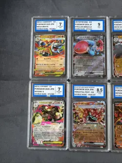 Pokemon Graded Bundle Lot Of Ten Slabs EX Lot AEY Grades 7-9 - Image 2
