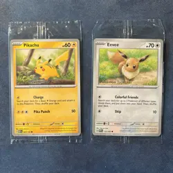 Pokemon Together Stamped Pikachu and Eevee Sealed 025 133/ 165 Pokemon TCG - Image 1