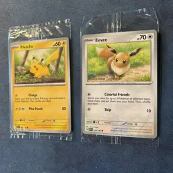 Pokemon Together Stamped Pikachu and Eevee Sealed 025 133/ 165 Pokemon TCG - Image 2