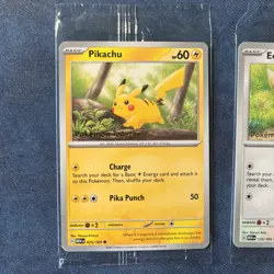 Pokemon Together Stamped Pikachu and Eevee Sealed 025 133/ 165 Pokemon TCG - Image 4