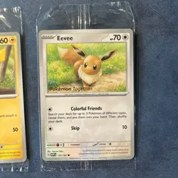 Pokemon Together Stamped Pikachu and Eevee Sealed 025 133/ 165 Pokemon TCG - Image 5