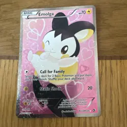 Pokemon Emolga RC23/RC25 Legendary Treasures Ultra Rare Full Art Holo 70HP - Image 1