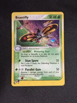 Beautifly 2/109 Holo Rare Pokemon 2003 EX Ruby & Sapphire NM - Image 1