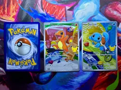 Pokemon TCG First Partner Illustration Collection Series 1 Kanto GEN 1 Starters - Image 2