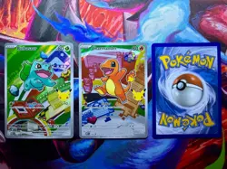 Pokemon TCG First Partner Illustration Collection Series 1 Kanto GEN 1 Starters - Image 4