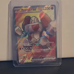 Pokemon Regirock EX 214/182 Sv10 Destined Rivals Full Art Ultra Rare Holo 230 HP - Image 1