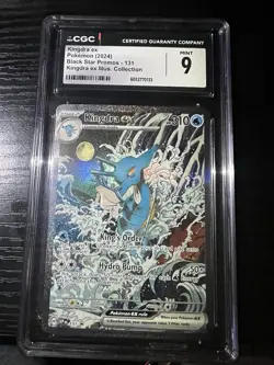 CGC 9 mint 2024 Kingdra ex Black Star Promo #131 Pokemon TCG - Image 1