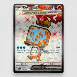 Eiscue ex 210/197 SV03: Obsidian Flames Ultra Rare Pokemon TCG NM - Image 1