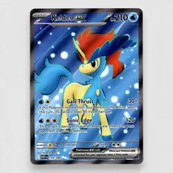 Keldeo ex 159/086 SV: White Flare Ultra Rare Pokemon TCG NM - Image 1