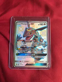 Rayquaza GX 177A/168 Alternate Art Holo-2019 Pokemon - Image 1