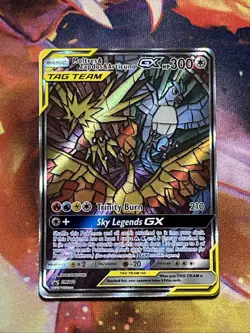 Pokemon Moltres & Zapdos & Articuno GX SM210 SM TAG TEAM Promo Holo 🔥⚡❄ - Image 1