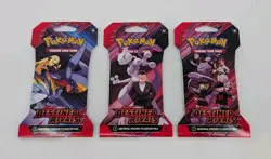 Pokemon TCG: SV-Destined Rivals Sleeved Booster Pack Lot Of 3 - Image 1
