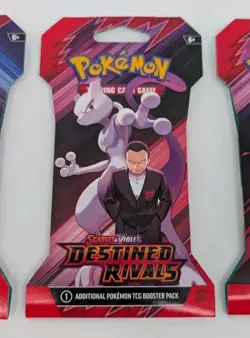 Pokemon TCG: SV-Destined Rivals Sleeved Booster Pack Lot Of 3 - Image 3