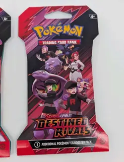 Pokemon TCG: SV-Destined Rivals Sleeved Booster Pack Lot Of 3 - Image 4
