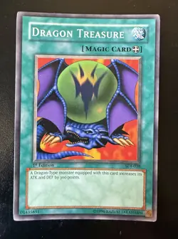 Yugioh - Dragon Treasure SDJ-038 1st Edition - Starter Deck: Joey - Image 1