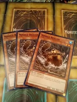 1st Ed 3x Nimble Beaver EGO1-EN018 Yugioh - Image 1