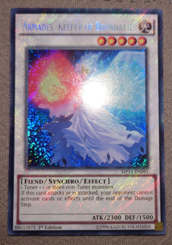 Yu-Gi-Oh Armades, Keeper of Boundaries MP14-EN095 Secret Rare 1st Edition - Image 1