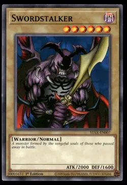 Swordstalker STAX-EN007 Common / Short Print Yu-Gi-Oh 1st Edition Near Mint - Image 1