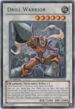 Drill Warrior - DP10-EN018 - Rare - Unlimited Edition - Heavily Played - Duelist - Image 1