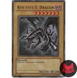 Yugioh Red-Eyes Black Dragon LOB-E056 Ultra Rare HP - Image 1