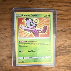 Pokemon Shining Celebi SM79 Promo Holo Basic English Card - Image 1
