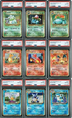 PSA10 9Th Consecutive Number Pokemon Card Classic Three-Person Evolution Line - Image 1