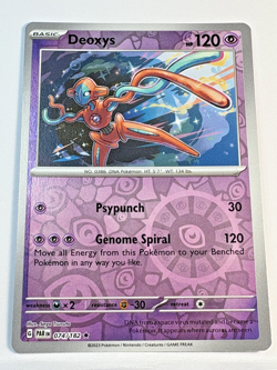 074/182 DEOXYS REVERSE HOLO PARADOX RIFT POKEMON CARD NEAR MINT - Image 1