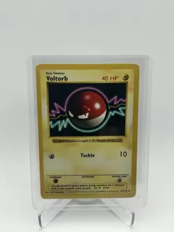 Voltorb 67/102 Base Set Common Pokemon Card - Image 1