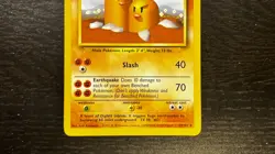 Pokemon TCG - ENGLISH BASE SET UNLIMITED DUGTRIO RARE Card 19/102 LP MP - Image 3