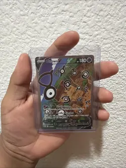 Pokemon Unown v TCG Silver Tempest Holo Ultra Rare Card 177/195 MINT-GEM!! - Image 1