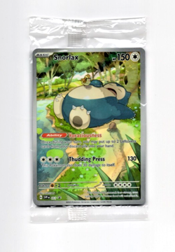 *Factory Sealed* Pokemon Scarlett Violet 151 SNORLAX 051 Promo Card MINT-NM - Image 1