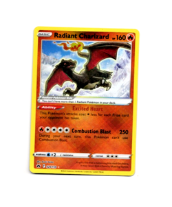 Pokemon Sword & Shield Crown Zenith RADIANT CHARIZARD 020/159 Holo Card MINT-NM - Image 1