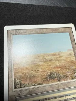MTG Magic the Gathering Scrubland Revised Edition NM Condition - Image 5