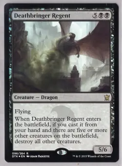1x Deathbringer Regent *Foil* - Dragons of Tarkir - Near Mint - Image 1