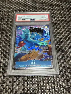 One Piece Card Game 2Nd Anniversary China Limited Jinbei PSA10 - Image 1