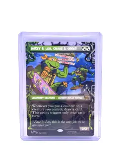 Mikey & Leo, Chaos & Order (Showcase) Teenage Mutant Ninja Turtles Reg MTG 247 - Image 1