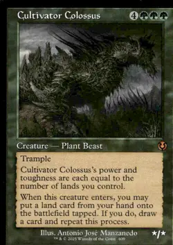 MTG INR Cultivator Colossus (Retro Frame) Normal NM - Image 1