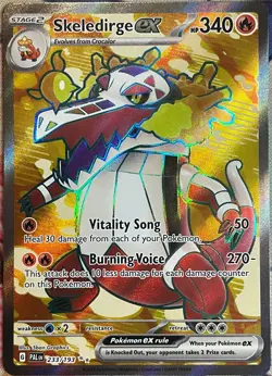 Skeledirge ex Full Art Ultra Rare - 233/193 - Paldea Evolved Pokemon 2023 - Image 1