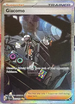 Giacomo Special Illustration Rare - 267/193 - Paldea Evolved Pokemon 2023 - Image 1