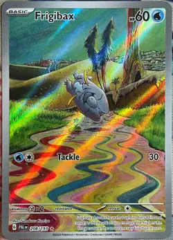 Frigibax Illustration Rare Holo - 208/193 - Paldea Evolved Pokemon 2023 - Image 1