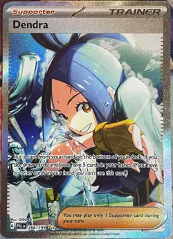 Dendra Special Illustration Rare - 266/193 - Paldea Evolved Pokemon 2023 - Image 1
