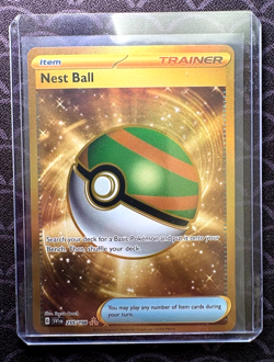 Pokemon Nest Ball 255/198 SV01 Scarlet & Violet Trainer Holo Secret Hyper Rare - Image 1