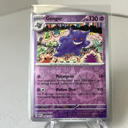 Pokemon TCG Gengar 094/165 Sv: Scarlet & Violet 151 Reverse Holo NM - Image 1