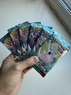 Pokemon TCG Journey Together Single Booster Pack New & Sealed x6 - Image 1