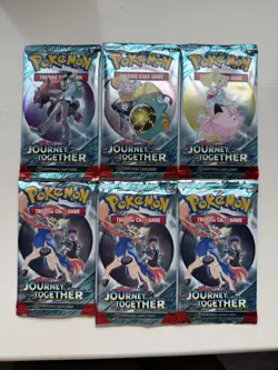 Pokemon TCG Journey Together Single Booster Pack New & Sealed x6 - Image 2