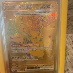 Pokemon Pikachu ex 179/131 Sv: Prismatic Evolutions Hyper Rare Holo PSA 10 - Image 3