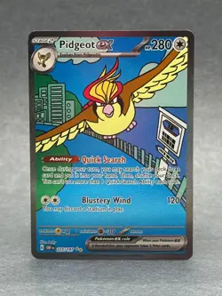 Pokemon - 225/197 Pidgeot ex SV03 Obisidan Flames Special Illustration Rare NM - Image 1