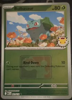 Pokemon Day 2026 Bulbasaur Reverse Holo Promo 001/132 - Image 1