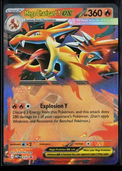 Mega Charizard Y ex - 030 030 Holo Promo ME: Mega Evolution Promo Pokemon NM - Image 1